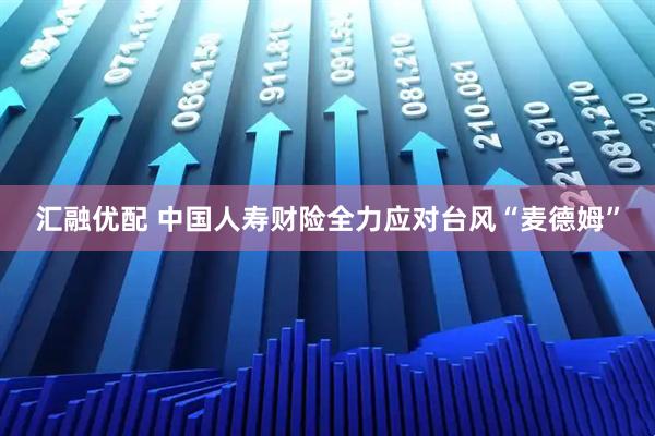 汇融优配 中国人寿财险全力应对台风“麦德姆”